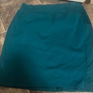 4 for $30 Lane Bryant Green Mini Pencil Skirt for Work
